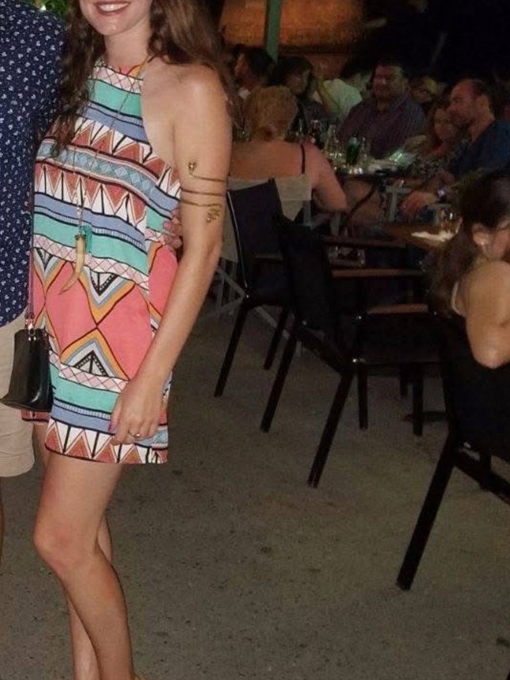 Everly Colorful Geometric Dress